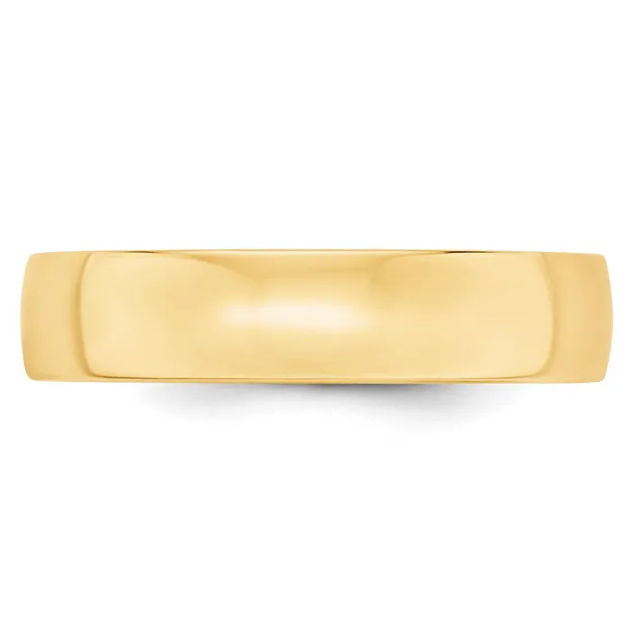Goldia Rings Solid 18K Yellow Gold 5mm Light Weight Comfort Fit MensWomens Wedding Band Ring Size 6 Goldia Rings Solid 18K Yellow Gold 5mm Light Weight Comfort Fit MensWomens Wedding Band Ring Size 6