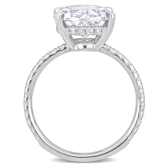 Original Amour 4 78 CT TGW Created MoissaniteWhite Fashion Ring 10k White Gold JMS always Rings Original Amour 4 78 CT TGW Created MoissaniteWhite Fashion Ring 10k White Gold JMS always Rings