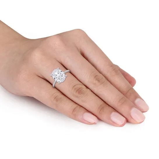 Original Amour 4 78 CT TGW Created MoissaniteWhite Fashion Ring 10k White Gold JMS always Rings Original Amour 4 78 CT TGW Created MoissaniteWhite Fashion Ring 10k White Gold JMS always Rings