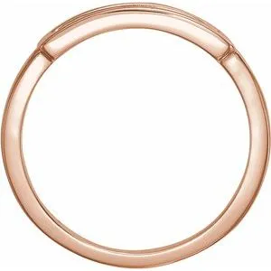 14K Rose Open Bar Ring51742103PSTWBC WB Choice Jewelry Rings 14K Rose Open Bar Ring51742103PSTWBC WB Choice Jewelry Rings