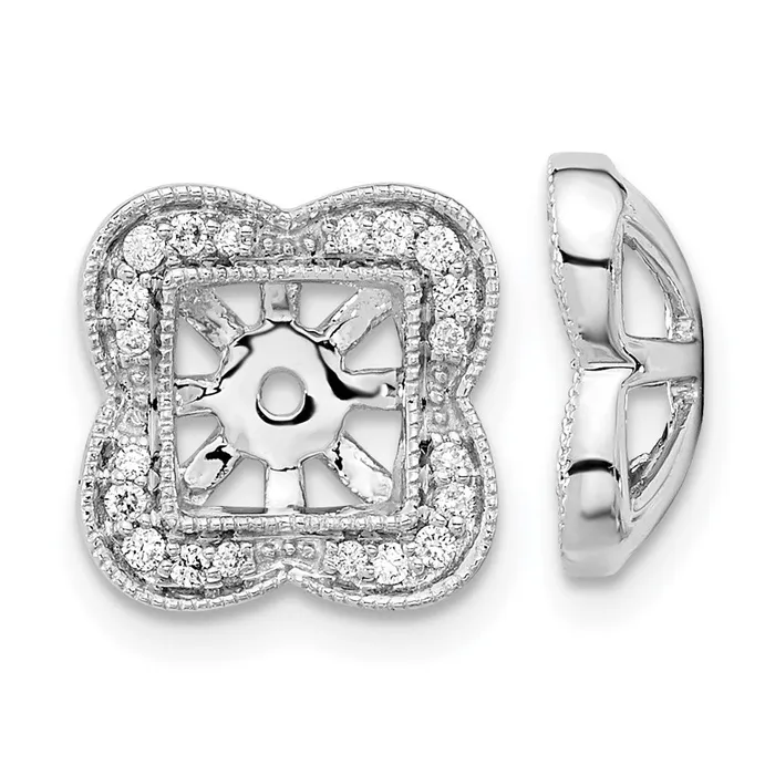 14k White Gold Diamond Earring JacketsWBCEM8578018WA WB Choice Jewelry Earrings 14k White Gold Diamond Earring JacketsWBCEM8578018WA WB Choice Jewelry Earrings