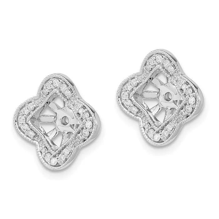 14k White Gold Diamond Earring JacketsWBCEM8578018WA WB Choice Jewelry Earrings 14k White Gold Diamond Earring JacketsWBCEM8578018WA WB Choice Jewelry Earrings