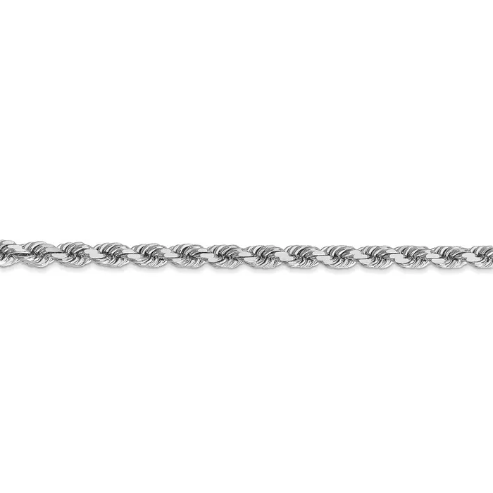 WB Choice Jewelry 10k White Gold 4mm Diamondcut Rope ChainWBC10K030W8 Rings WB Choice Jewelry 10k White Gold 4mm Diamondcut Rope ChainWBC10K030W8 Rings