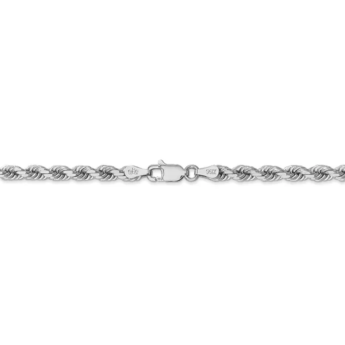 WB Choice Jewelry 10k White Gold 4mm Diamondcut Rope ChainWBC10K030W8 Rings WB Choice Jewelry 10k White Gold 4mm Diamondcut Rope ChainWBC10K030W8 Rings