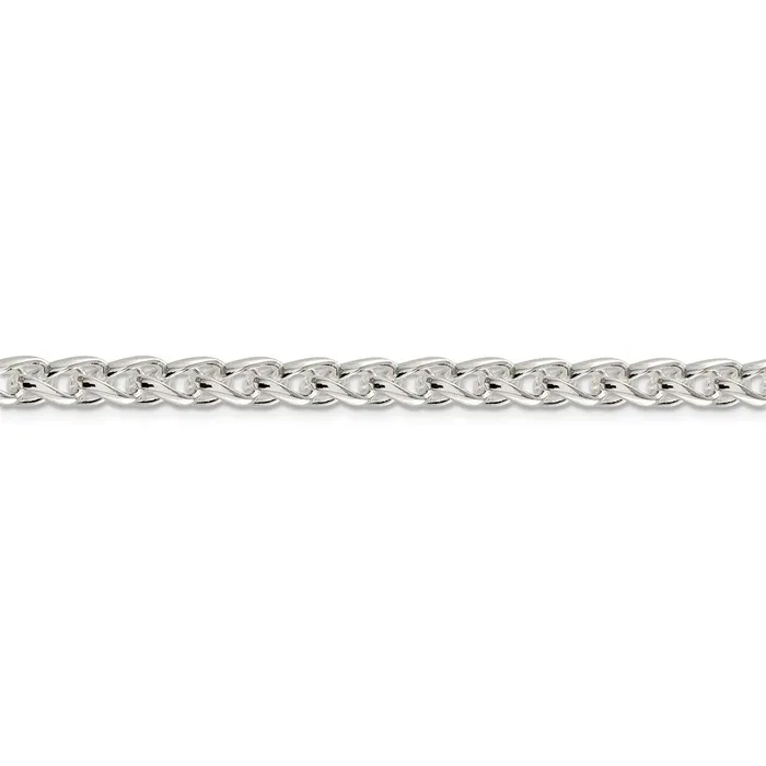 WB Choice Jewelry Rings Sterling Silver 6mm Round Spiga ChainWBCQSP25022 WB Choice Jewelry Rings Sterling Silver 6mm Round Spiga ChainWBCQSP25022