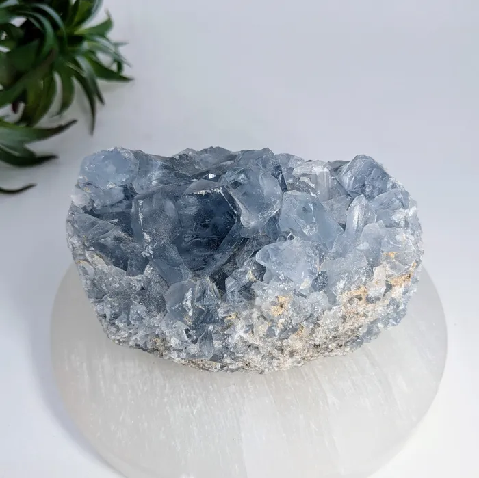 Charm Necklaces Celestite 35 Geode Cluster LV7292 Bliss Crystals