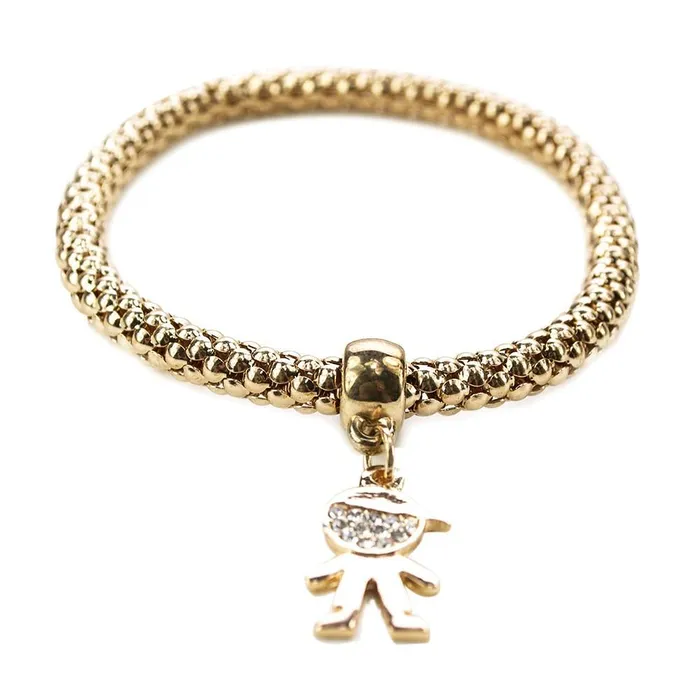 ClaudiaG Bracelets Qidz Bracelet Boy Gold