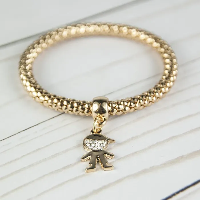 ClaudiaG Bracelets Qidz Bracelet Boy Gold