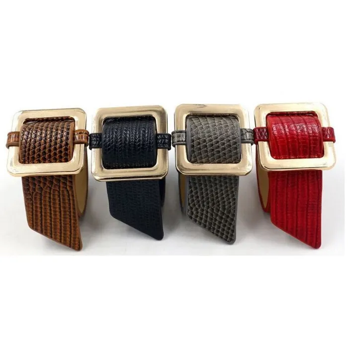 ClaudiaG Bracelets Square Lock Bracelet Coffee