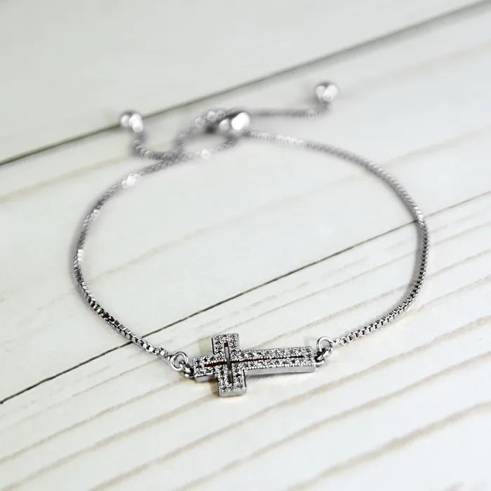 Cross Bracelet Silver ClaudiaG Bracelets Cross Bracelet Silver ClaudiaG Bracelets