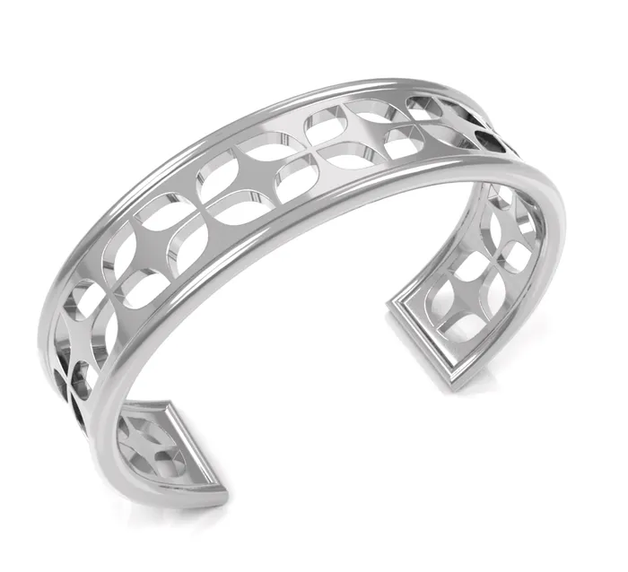 Thin Satellite Cuff Bracelet Zina Sterling Bracelets