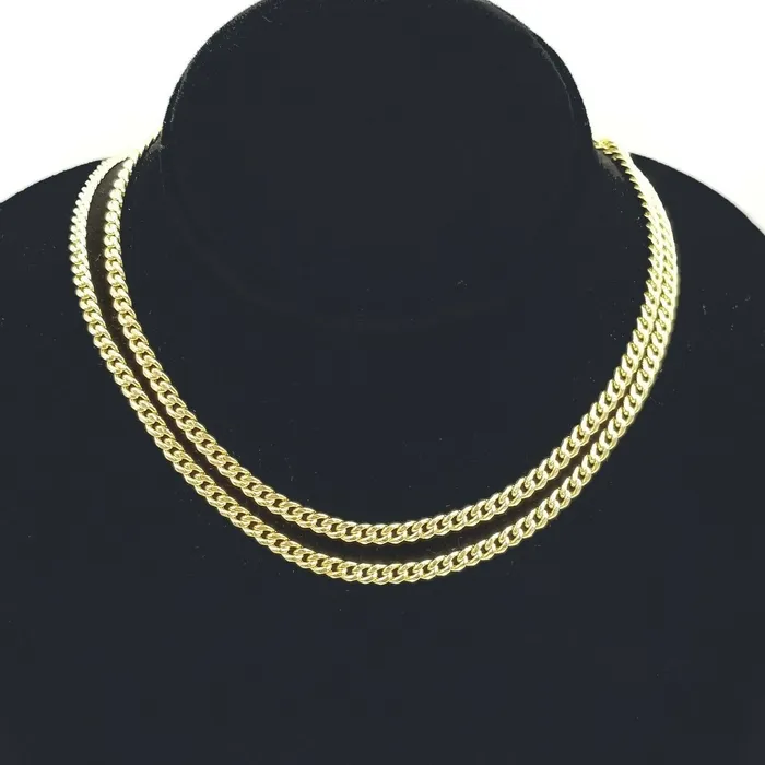 10k Yellow Gold Lion Head Charm Pendent 3mm Miami Cuban Chain 18 20 22 24 Globalwatches10 Charm Necklaces