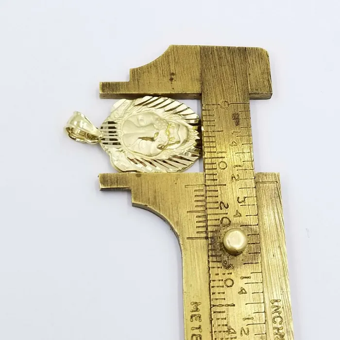 10k Yellow Gold Lion Head Charm Pendent 3mm Miami Cuban Chain 18 20 22 24 Globalwatches10 Charm Necklaces