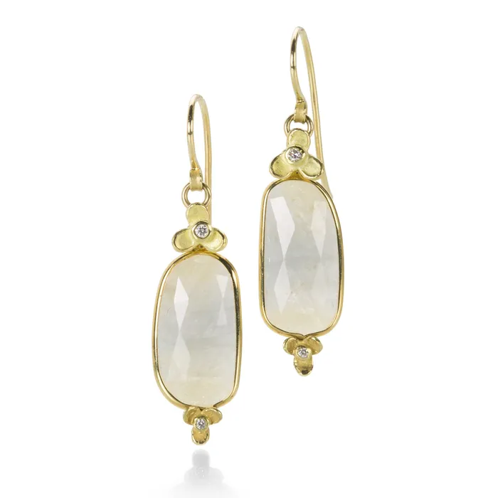 Barbara Heinrich Earrings Yellow Sapphire Slice Earrings