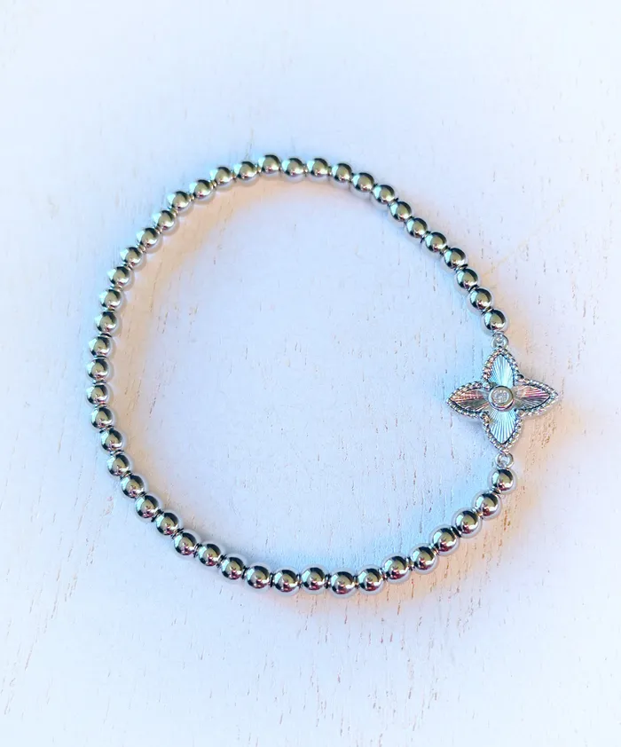 Bracelets Sophiareneboutiquecom Pave Hematite Beaded Bracelet
