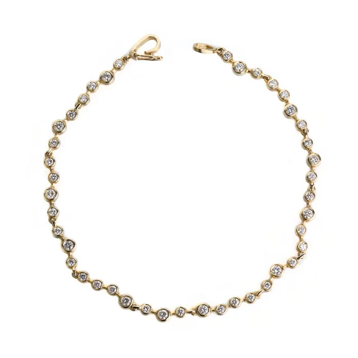 Large Diamond Riviera Bracelet Nicole Landaw Bracelets