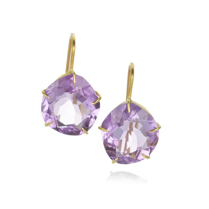 Lavender Amethyst Petal Earrings Rosanne Pugliese Earrings