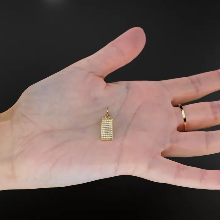 Rectangular Diamond 14k Solid Gold Charm Pendant Diamond Pendant Diamond Charm Solid Gold Finding 19x7mm Jalvi Co Charm Necklaces Rectangular Diamond 14k Solid Gold Charm Pendant Diamond Pendant Diamond Charm Solid Gold Finding 19x7mm Jalvi Co Charm Necklaces