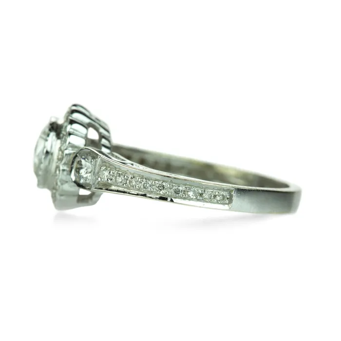 Sethi Couture Rings 18k White Gold True Romance Diamond Ring