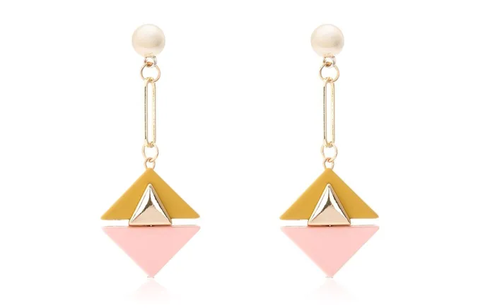 Colorful Pendant Drop Geometric Earrings Women sparklingselections Earrings Colorful Pendant Drop Geometric Earrings Women sparklingselections Earrings