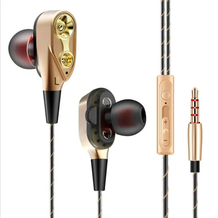Earrings sparklingselections New Double Unit Drive In Ear Earphone Bass Subwoofer Earbuds Earrings sparklingselections New Double Unit Drive In Ear Earphone Bass Subwoofer Earbuds