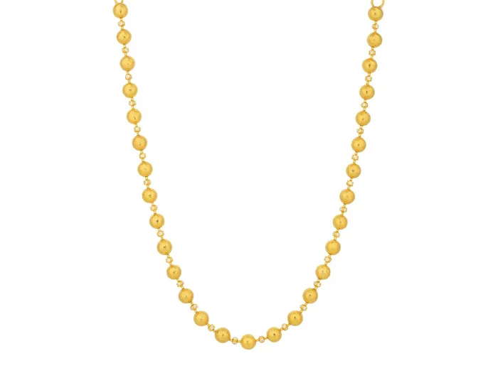 Necklaces GURHAN Spell Gold Diamond Single Short Necklace 8mm Balls GG GOLD CLS Necklaces GURHAN Spell Gold Diamond Single Short Necklace 8mm Balls GG GOLD CLS