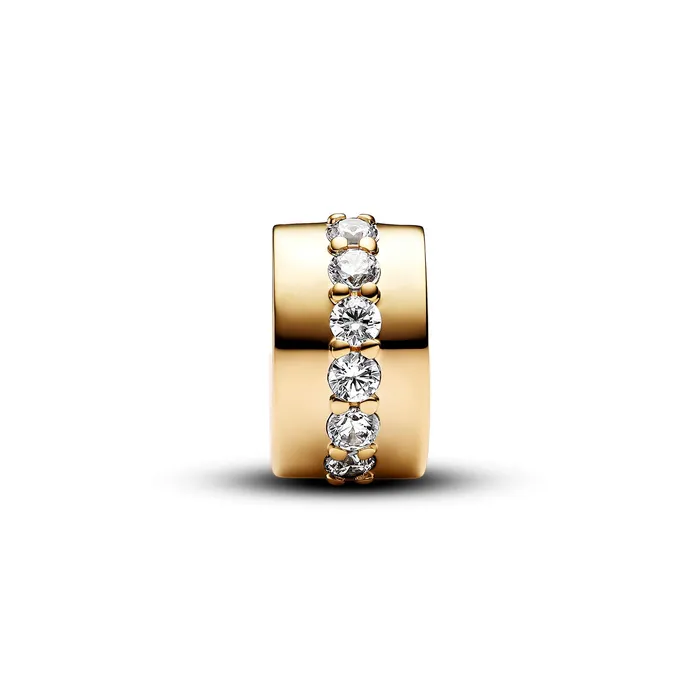 Pandora Charm Necklaces Pandora Clear Sparkling Row Clip Charm