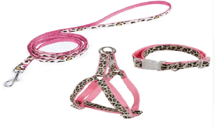 Stylish New Two Colors Pet Leash Harness Charm Collar For Dogs sparklingselections Charm Necklaces